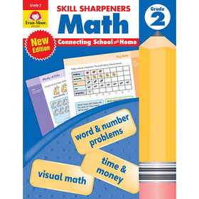 Evan-Moor Educational Publishers EMC8252 Skill Sharpeners Math Grade 2