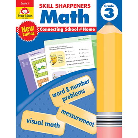 Evan-Moor Educational Publishers EMC8253 Skill Sharpeners Math Grade 3