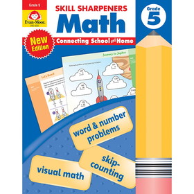 Evan-Moor Educational Publishers EMC8255 Skill Sharpeners Math Grade 5
