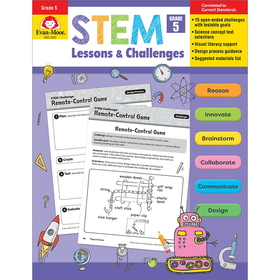 Evan-Moor EMC9945 Stem Lessons & Challenges Grade 5