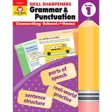 Evan-Moor Educational Publishers EMC9951 Skill Sharpener Grammar & Punc Gr 1