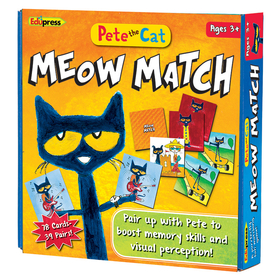 Edupress EP-2075 Pete The Cat Meow Match Game