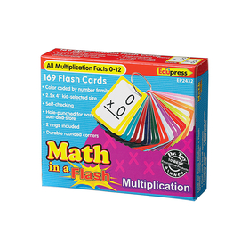 Edupress EP-2432 Math In A Flash Multiplication Flash Cards