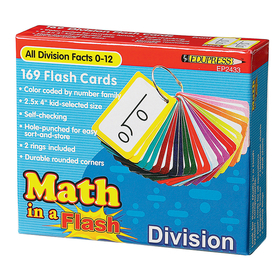 Edupress EP-2433 Math In A Flash Division Flash Card