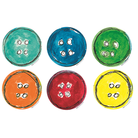 Edupress EP-3236 Pete The Cat Groovy Buttons Accents - 36 Pk
