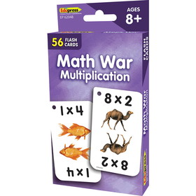 Edupress EP-62048 Math War Multiplication Flash Cards