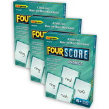 Teacher Created Resources EP-66116-3 Four Score Phonics Card Game (3 PK)