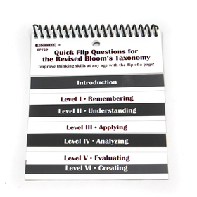 Edupress EP-729 Quick Flip Questions For The Revised Blooms Taxonomy