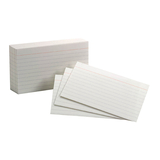 Esselte ESS40153SP Oxford Index Cards 3X5 Ruled White 100 Per Pack
