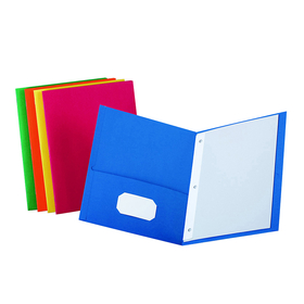 Esselte ESS57513 Twin Pocket Portfolios 25/Box Asstd Colors