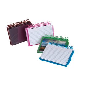 Esselte ESS73138 View Front Spiral Index Cards 3X5 Poly Cover