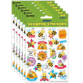 Eureka EU-650914-6 Honey Scented Stickers (6 PK)