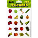 Eureka EU-655033 Fruits And Vegetables Photos Theme, Stickers