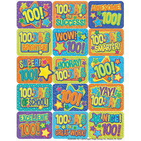 Eureka EU-658408 Color My World 100 Days Stickers