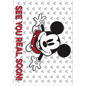 Eureka EU-831934 Mickey Mouse Throwback Teacher Card, See You Real Soon