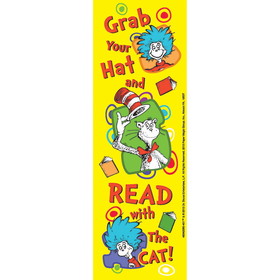 Eureka EU-834206 Dr Seuss Grab Your Hat Bookmarks