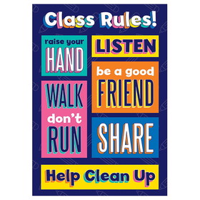Eureka EU-837548 Class Rules Poster