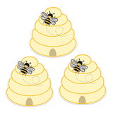 Eureka EU-841571-3 The Hive - Beehive Cut-Outs (3 PK)