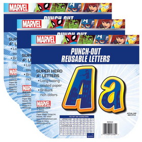 Eureka EU-845022-3 Marvel Super Hero Adventure, Decor Letters (3 EA)