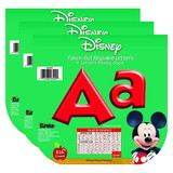 Eureka EU-845049-3 Mickey Mouse Clubhouse Red, Deco Letters (3 PK)