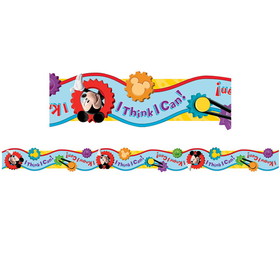 Eureka EU-845209 Mickey Mouse Clubhouse I Think I, Can Extra Wide Die Cut Deco Trim