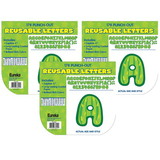 Eureka EU-845268-3 A Sharp Bunch Cactus Deco, Letters (3 PK)