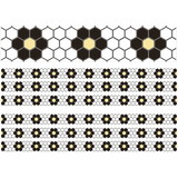 Eureka EU-845671-6 The Hive Florl Mosaic Trim (6 PK)