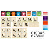 Eureka EU-847697 Scrabble Welcome To Our Class Mini, Bbs