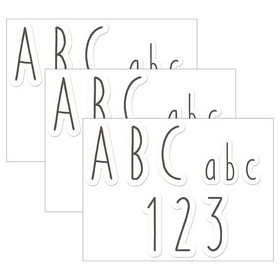 Eureka EU-850002-3 Simple Print Deco Letters, A Close-Knit Class (3 PK)