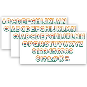 Eureka EU-850013-3 Adventurer Deco Letters (3 PK)