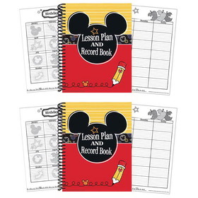 Eureka EU-866268-2 Mickey Color Pop Lesson Plan & Record Book (2 EA)