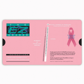 E-Z Grader EZ-5703PINK Breast Cancer Pink Ez Grader