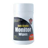 Falcon Safety Products FALDSCT Anti Static Monitor Wipes 80 Ct Canister