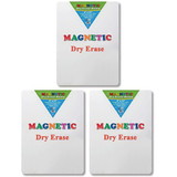 Flipside Products FLP10025-3 Magnetic Dry Erase Board, 9X12 (3 EA)