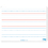 Flipside FLP10076 Magnetic Dry Erase Board 9 X 12 Red Blue Ruled