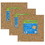 Flipside Products FLP12066-3 Cork Tiles 6Inx6In 4 Per, Pk (3 PK)