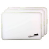 Flipside Products FLP18232-3 2 Sided Magnetic Dry Erase, Board Framed W/ Pen And Cap Eraser (3 EA)