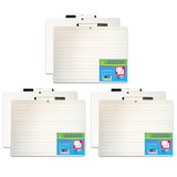 Flipside Products FLP19034-3 Primary Ruled Dry Erase, Board W/ Marker (3 EA)