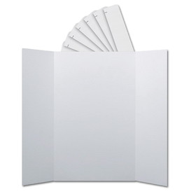Flipside Products FLP30242 Project Boards & Headers 24/Set, Corrugated White