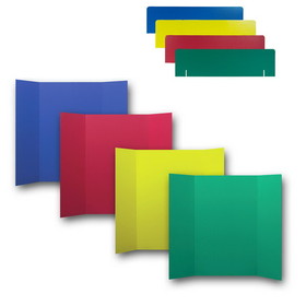 Flipside Products FLP30273 Project Boards & Headers 24/Set, Corrugated Assorted Colors