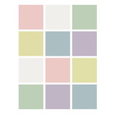 Flipside Products FLP96633 3X3In Pastel Stickabl W/Markr 4/Pk