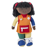 Childrens Factory FPH858 Learn To Dress Doll Black Girl