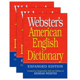 Webster's FSP9781596951549-3 Webster American English, Dictionary (3 EA)