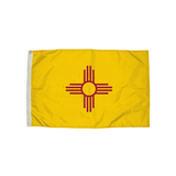Flagzone FZ-2302051 3X5 Nylon New Mexico Flag Heading & - Grommets