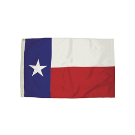 Flagzone FZ-2422051 3X5 Nylon Texas Flag Heading & - Grommets