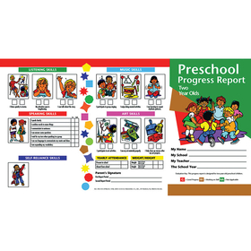 Hayes School Publishing H-PRC0 Progress Reports Pk 10-Pk 2 Year Olds