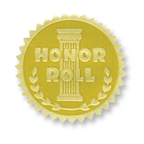 Flipside H-VA370 Gold Foil Embossed Seals Honor Roll