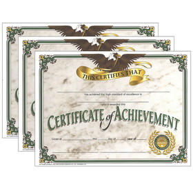 Hayes Publishing H-VA508-3 Certificates Of Achievement, 30 Per Pk 8.5 X 11 (3 PK)