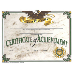 Hayes School Publishing H-VA508 Certificates Of Achievement 30/Pk 8.5 X 11
