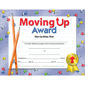 Hayes School Publishing H-VA518 Moving Up Award